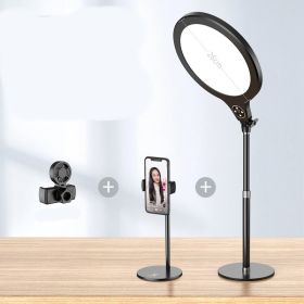 Photo Full Screen Beauty Lamp Mobile Phone Telescopic Desktop Floor Fill Light Bracket (Option: 3 Style-USB)