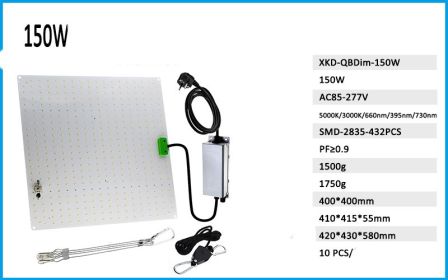 Quantum Plate Plant Fill Light Lamp 120W (Option: 150w Dimming-US)