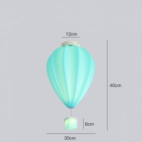 Creative Ceiling Lamp Of Cartoon Children's Room (Option: Blue-Tricolor dimming)