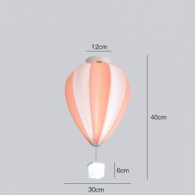 Creative Ceiling Lamp Of Cartoon Children's Room (Option: White pink-Tricolor dimming)